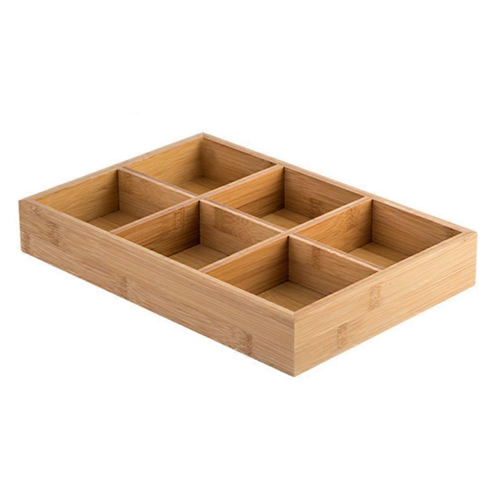 Tray with Compartmented Plate, Made from Premium Bamboo Material