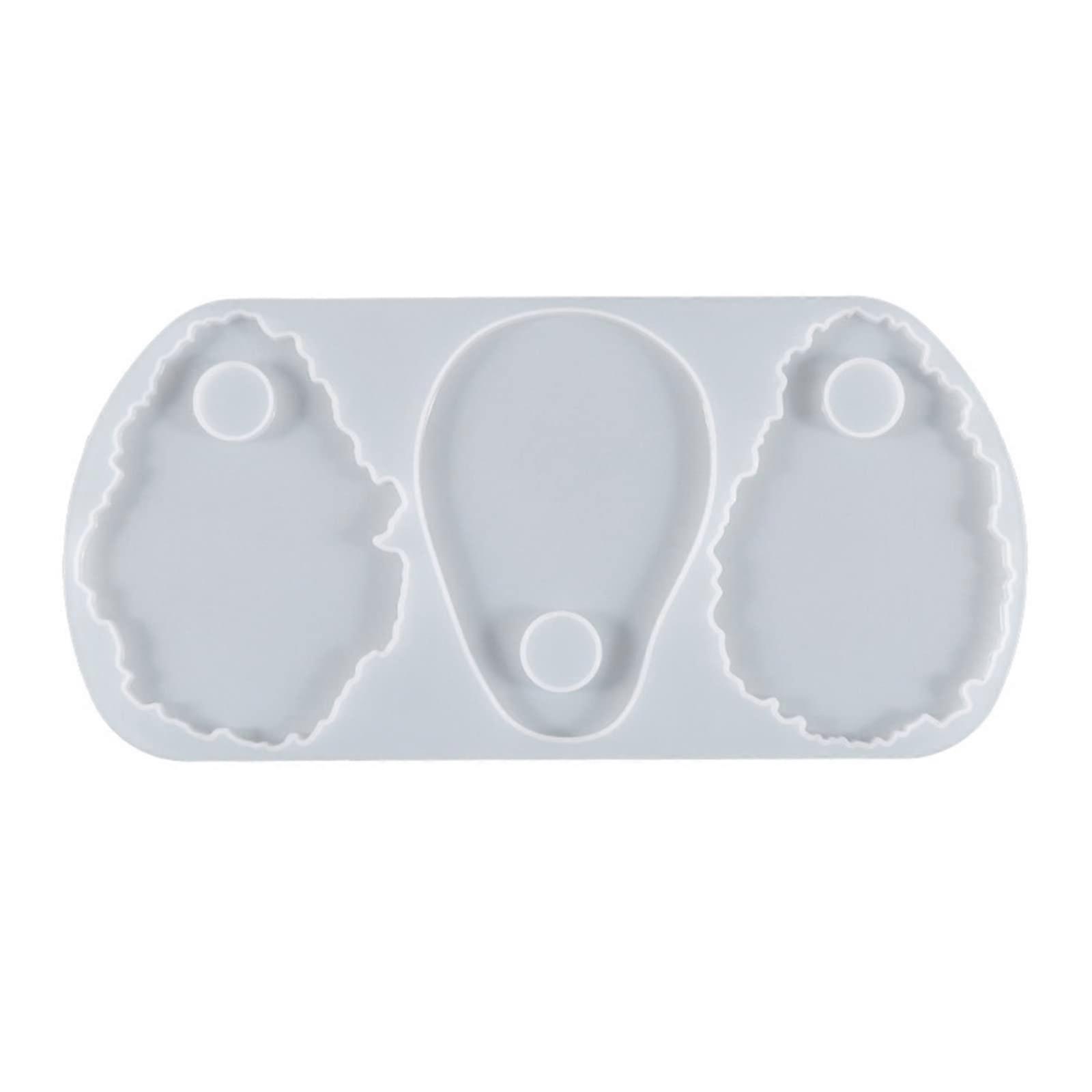 cosmeticsmakeuppalette, spatula, tool, synthetic resin, mold, eye makeup, irregular, round, palette, craft tool