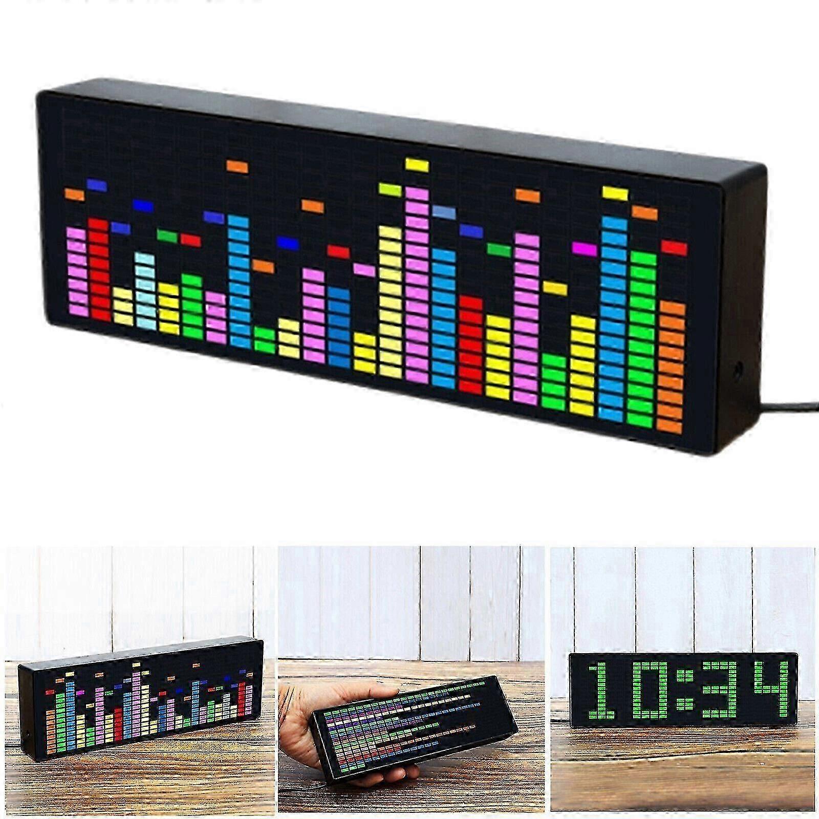 VFD Music Spectrum Indicator with RGB Display - Audio Level VU Meter Amplifier Board 2025