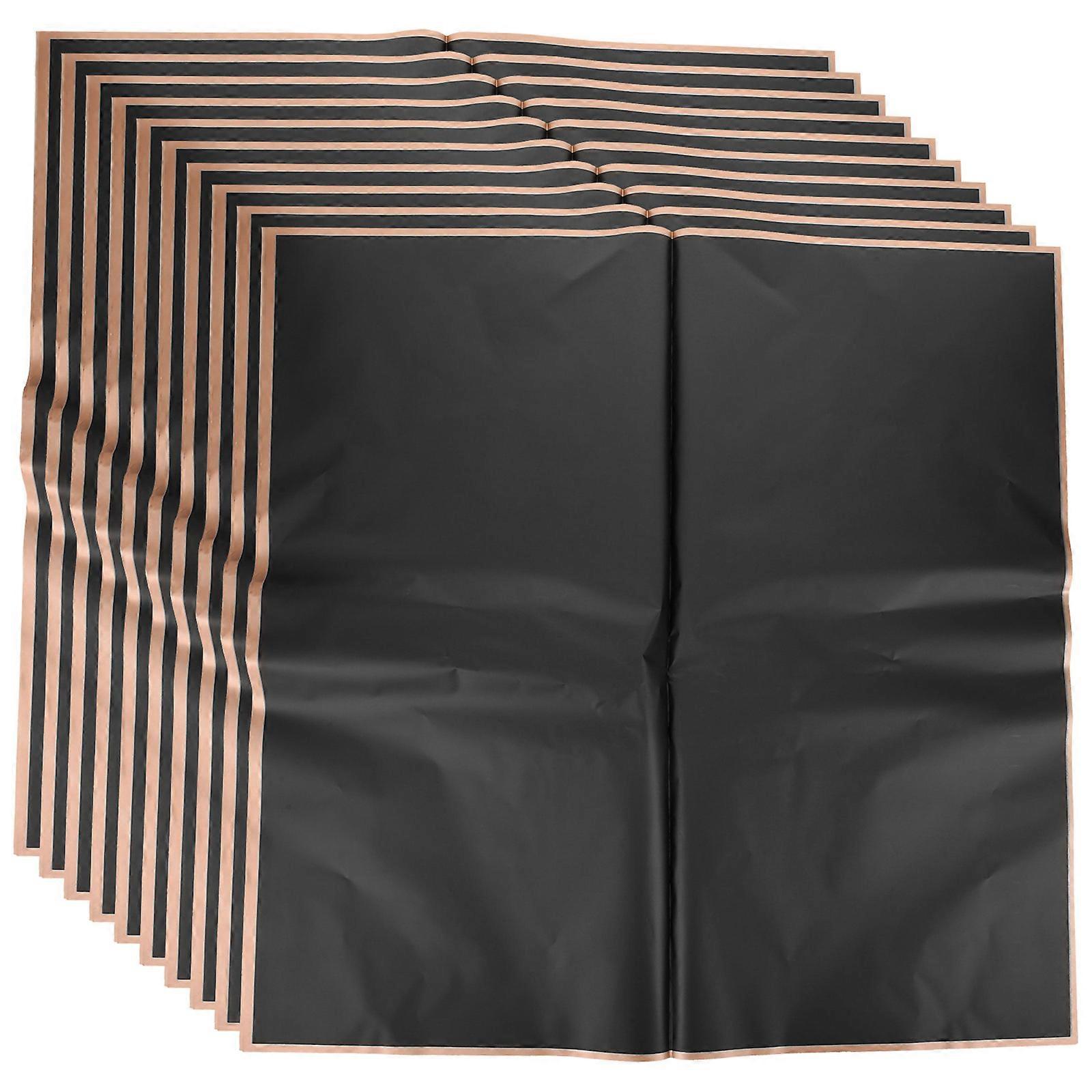 Moisture Resistant Floral Wrapping Paper Jelly Film for Wedding Shape Square 20Pack