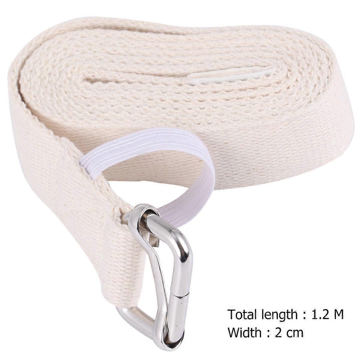 Cinto Elástico de Yoga para Homens Alça de Exercício Elástica para Yoga e Fisioterapia, Material de Algodão Resistente