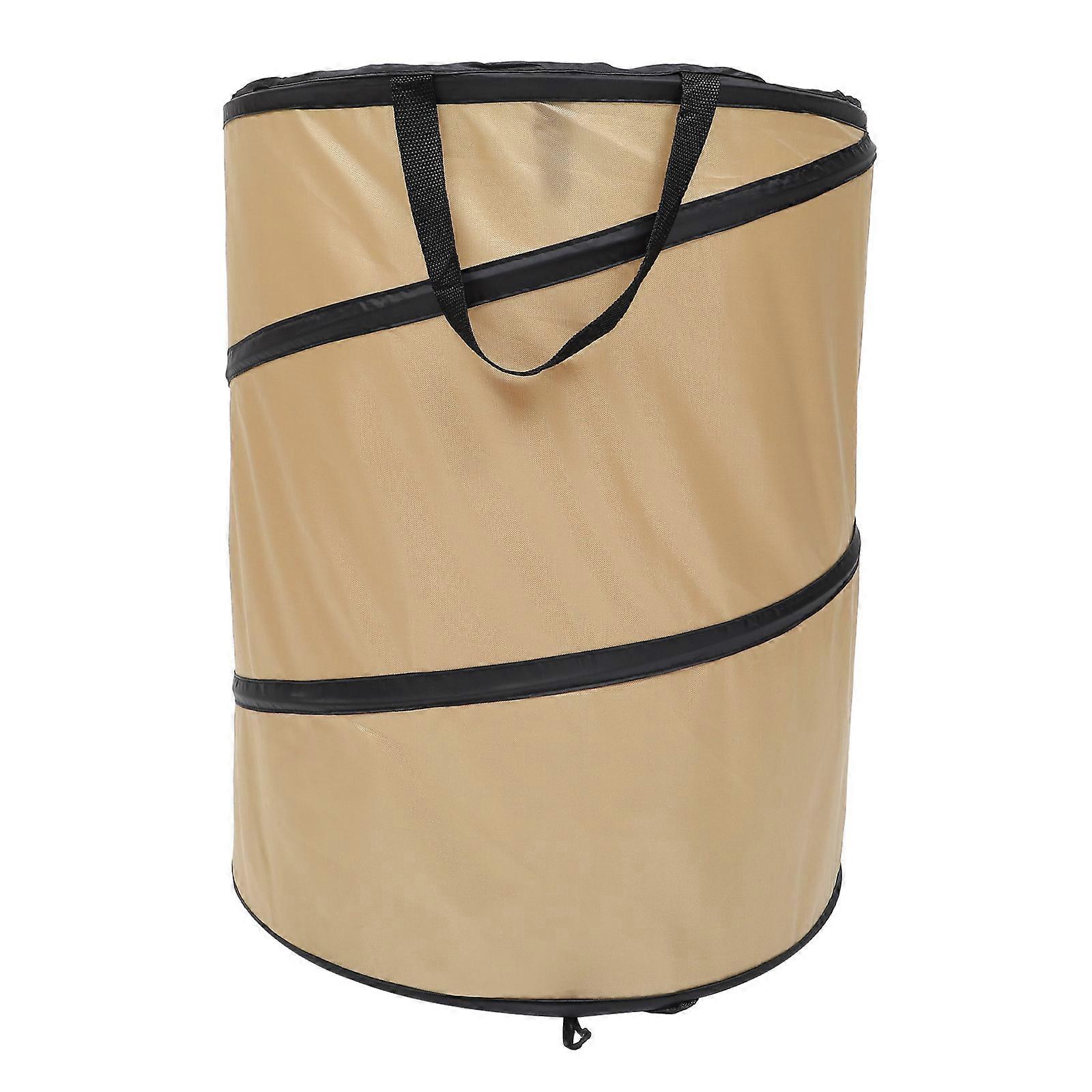 Collapsible Trash Can Camping Collapsible Garden Bag Trash Can Picnic 47X55CM Practical Design 1Set