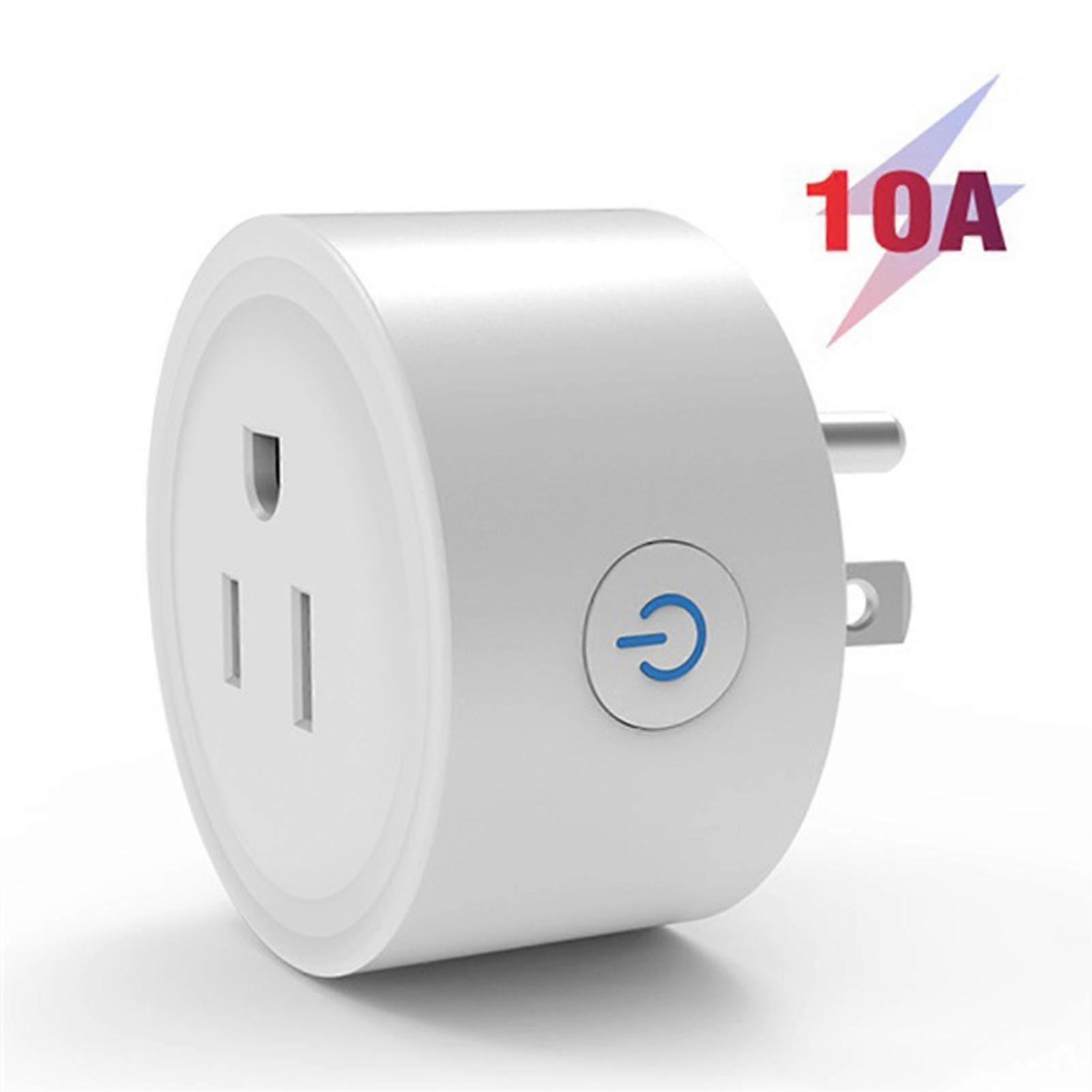 Smart Metering Socket Voice Control Remote Control 10A Direct Connection Wifi Metering Socket
