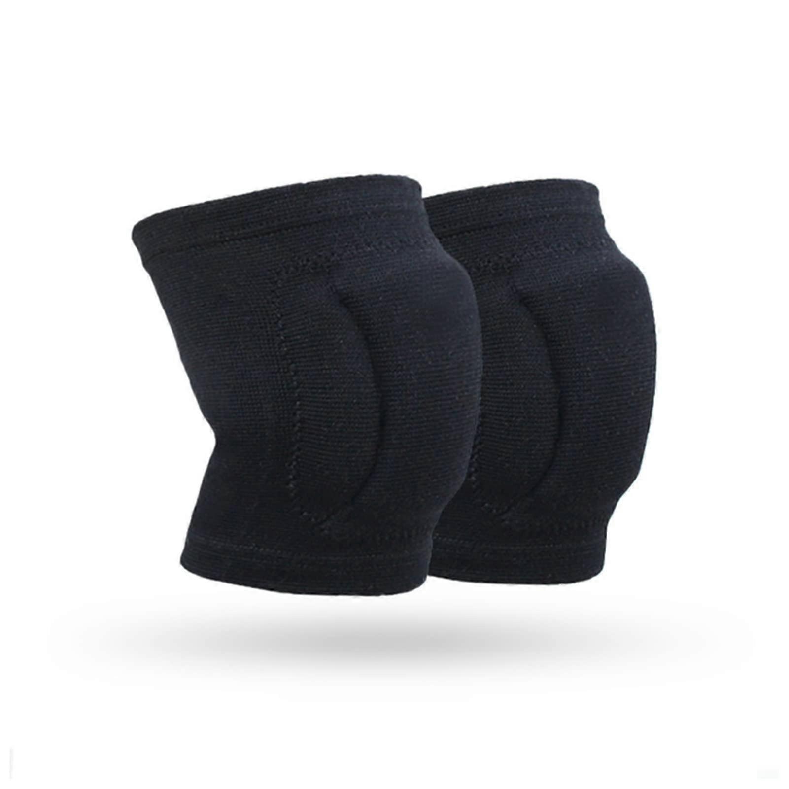 Knee Pads for Basketball and Volleyball - Black M Size Knee Support Sleeve for Arthritis and Cycling Protection