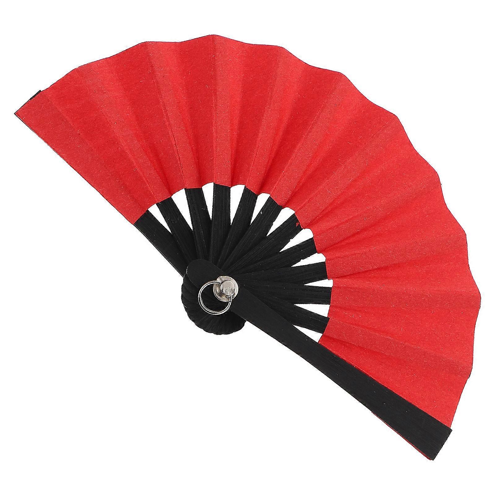 Mini Foldable Paper Fan Crafts Doll Accessory Fan Shaped Wood And Paper For Photography 10X6X15CM 1Pcs