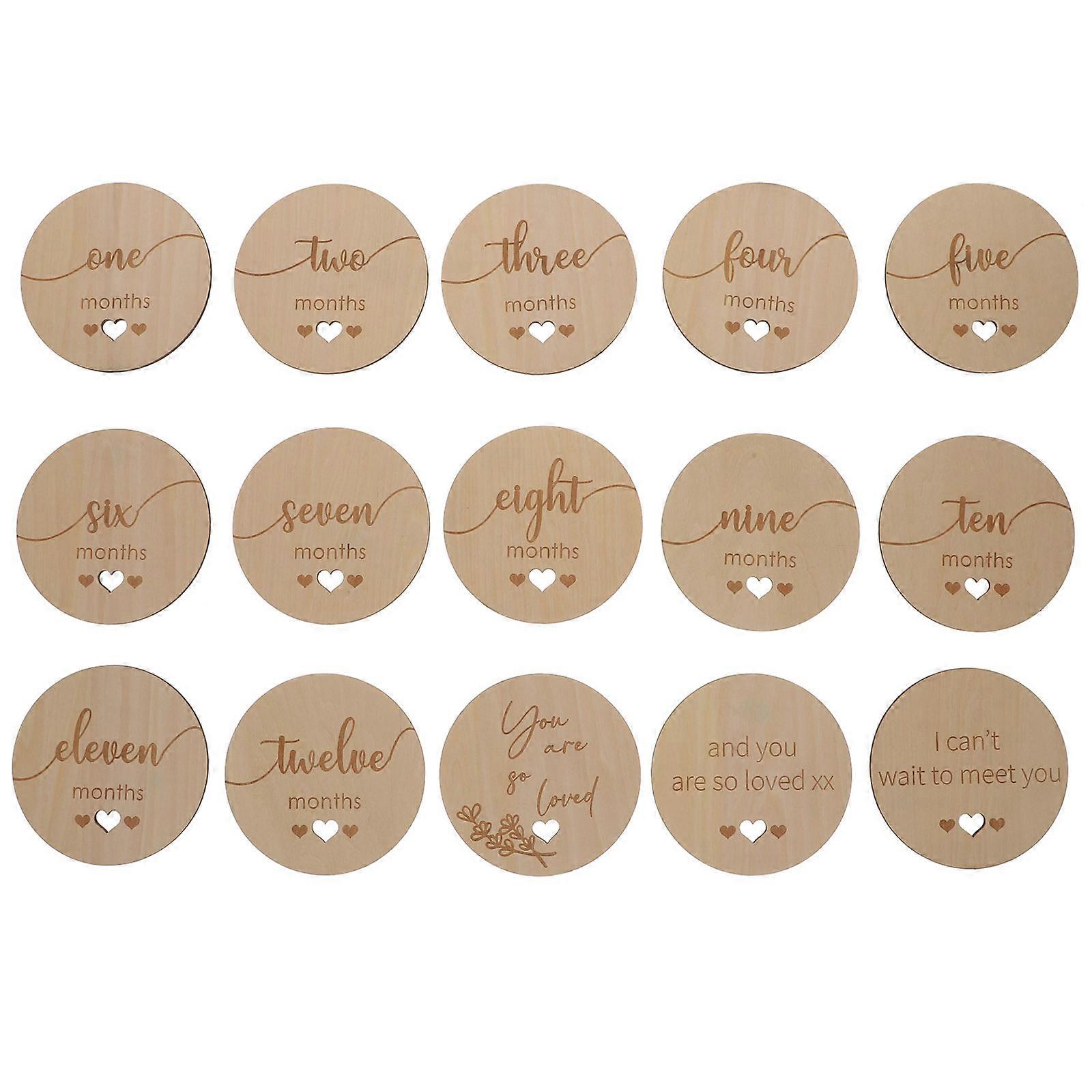 Baby Birth Cards for Home in Assorted Color Made of Synthetic Material with Design 1 Set