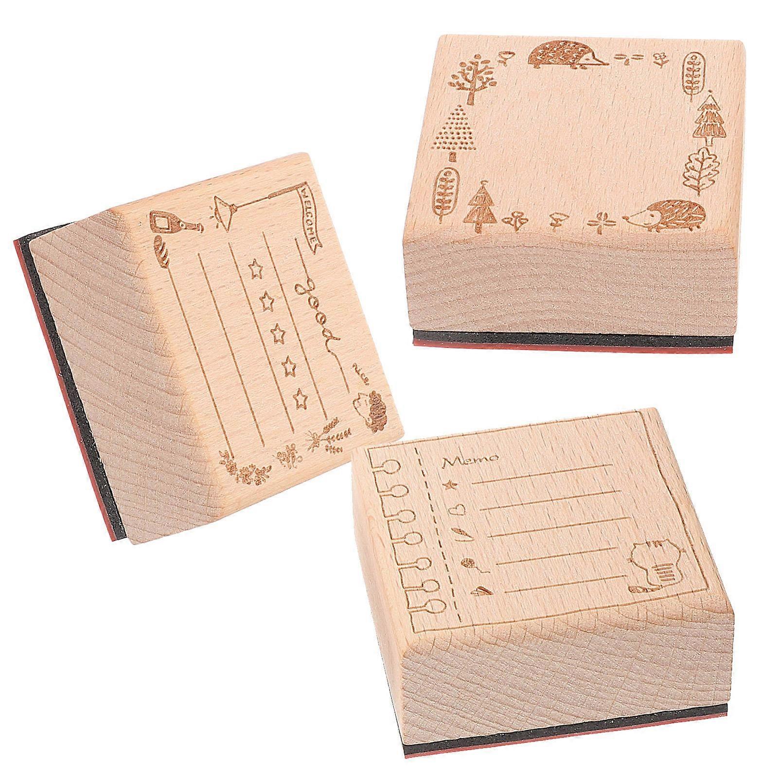 Here's a polished product description for your **3pcs Wooden For Scrapbooking Message Frame Design**:

 

**3pcs Wooden for Scrapbooking – Message