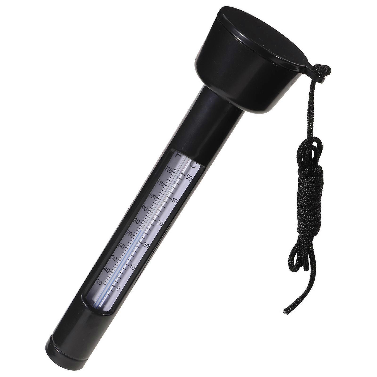 Pool Thermometer Plastic Material High Visibility for Fish Tank Bath Tub 1Set