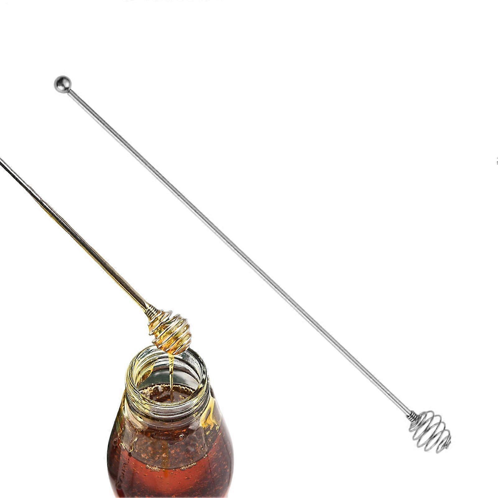 Stainless steel stirring sticks for bartenders mixed drinks Reusable nonslip with ergonomic grip