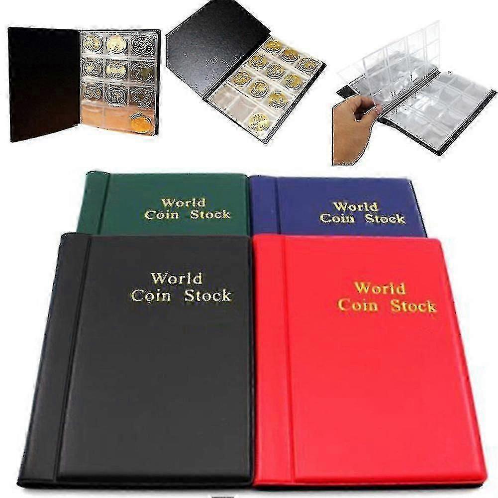 10 עמודים 120 מחזיק אוסף מטבעות כיס כסף כסף אסימונים אחסון ספר אלבום