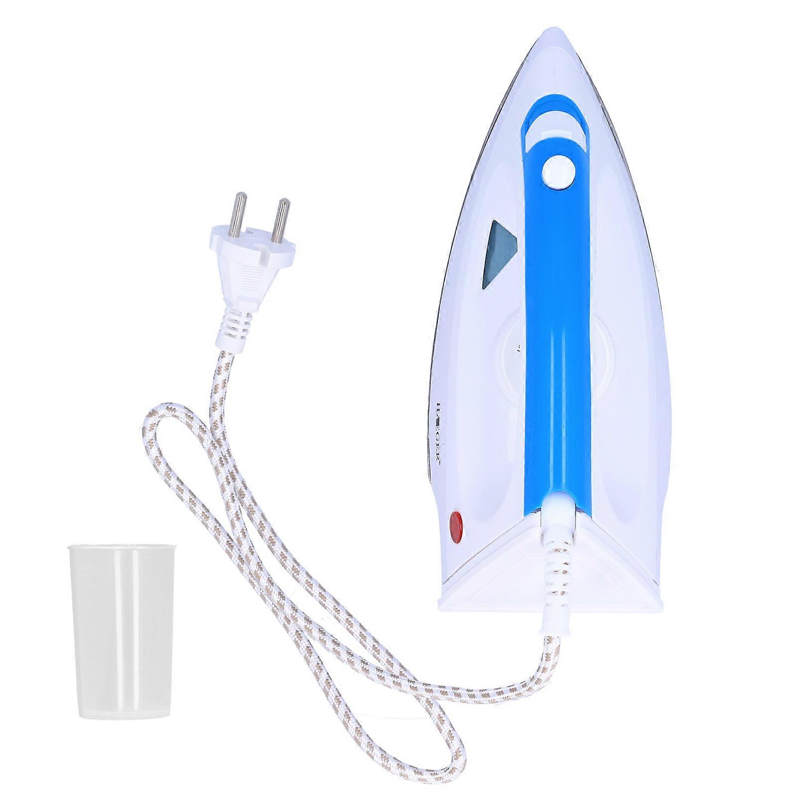 Handheld electric steam iron for home, small portable clothes steamer