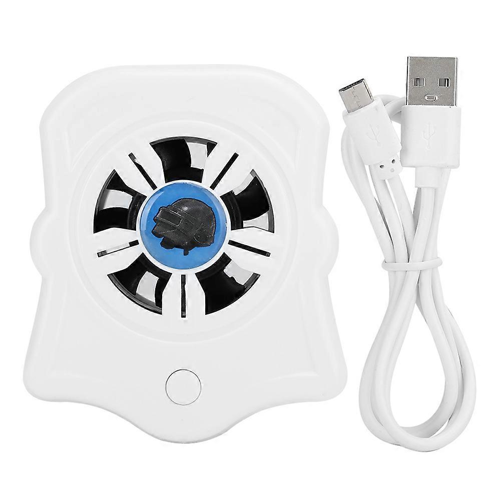 P9 Mobile Phone Cooler, Portable Heat Sink for Video Games, Fast Cooling, White