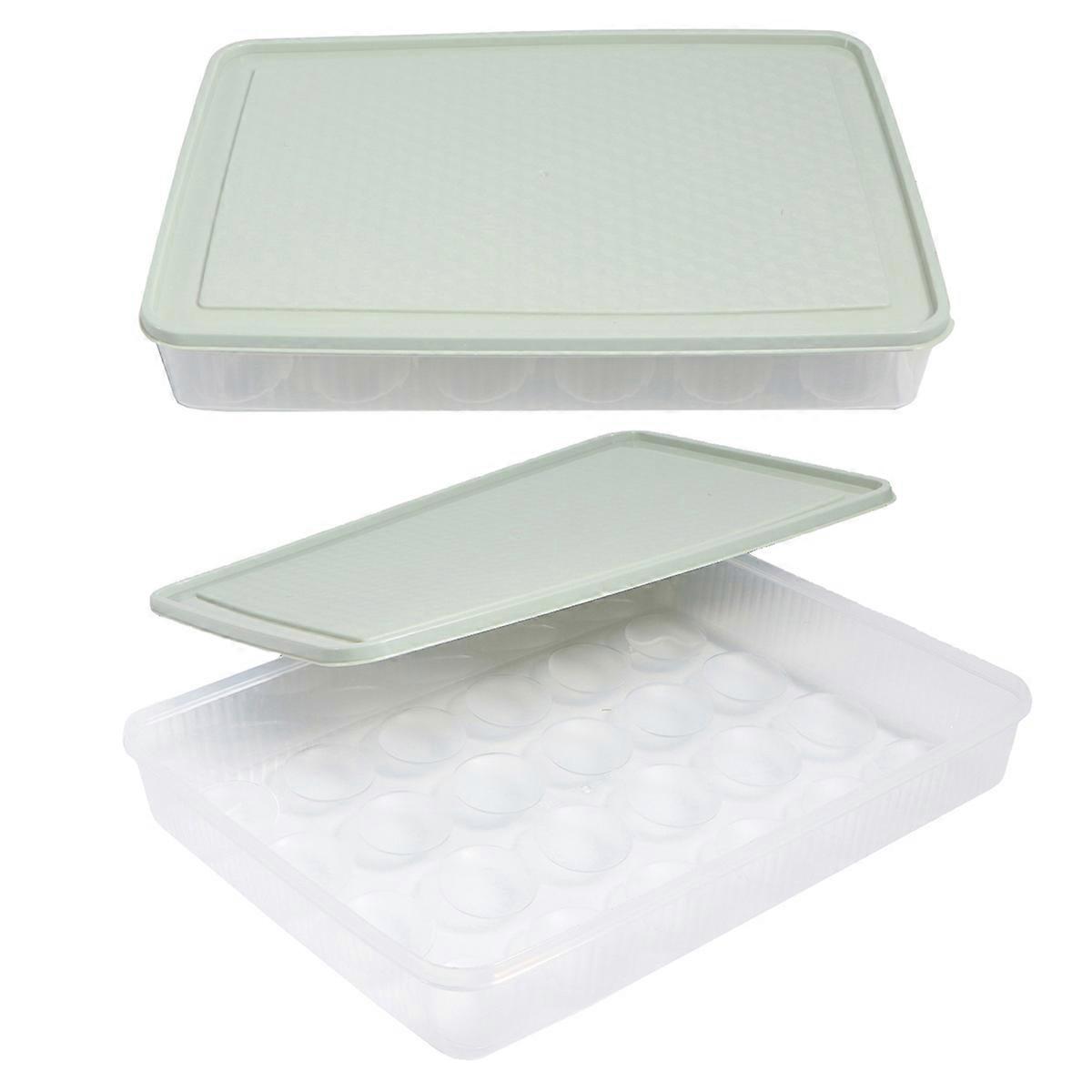 Lid Egg Carrier Box Dispenser Egg Storage Container Safe Egg Storage For Refrigerator Use 12.4x9.25x2.36 Inch White 1Pc