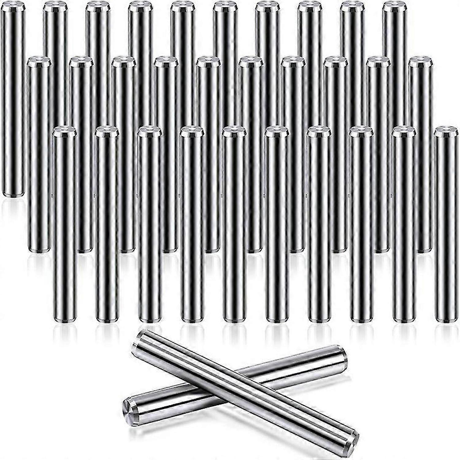 32 Pieces 5 mm x 40 mm Shelf Brackets Pegs Shelves Dowel Pins Stainless Steel Shelf Pins Metal Books