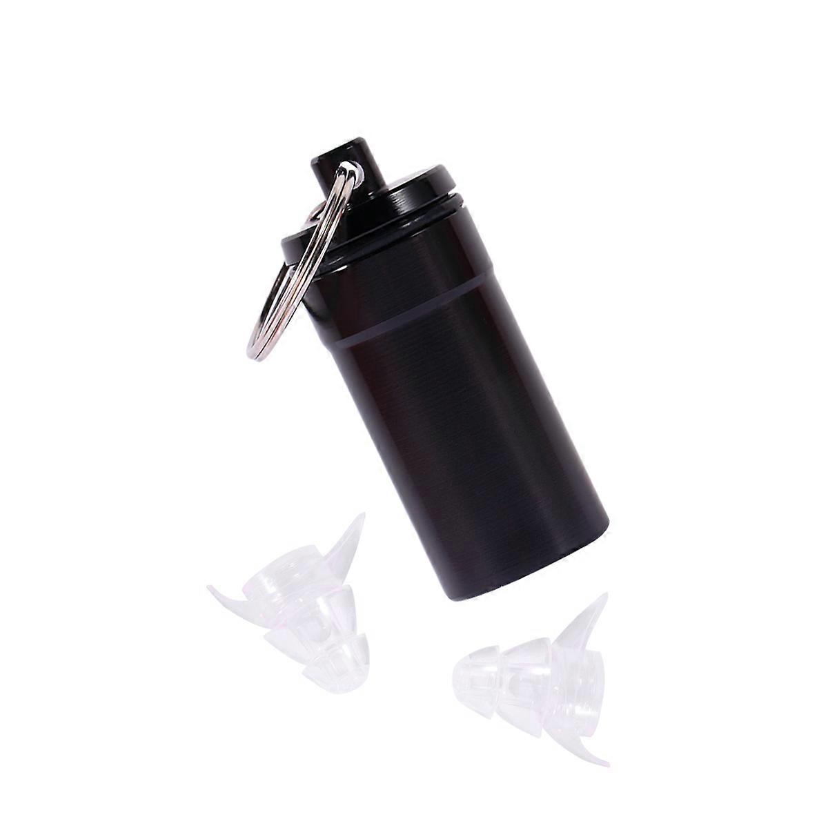 Noise Reducing Ear Plugs Silicone Musician Filter Earplugs Waterproof Washable Durable 1Pair