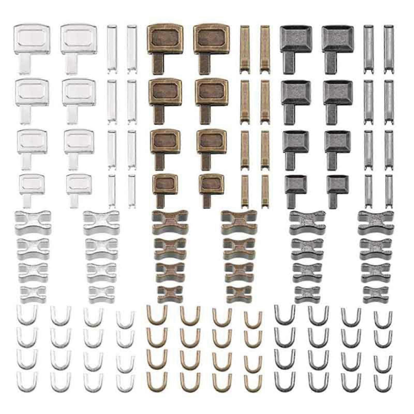 Zipper Repair Kit for Sewing Clothes and Jeans, Replacement Pins for #3, #5, #8, #10 Zippers, Durable and Versatile