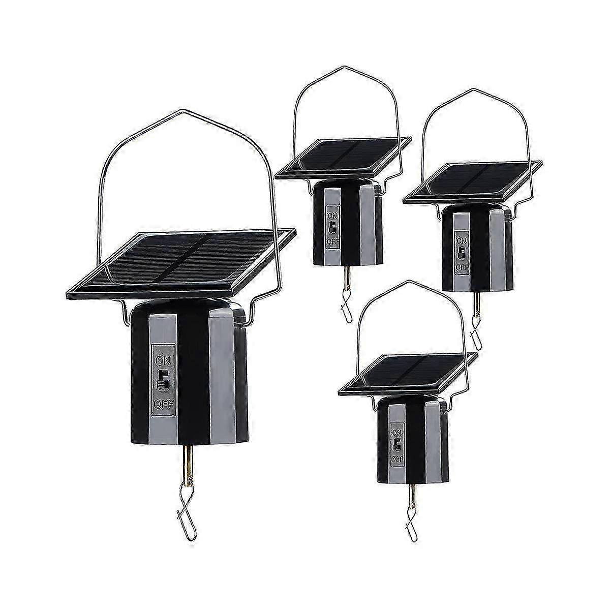4Pcs Solar Powered Wind Spinner Motor for Hanging Rotating Wind Chimes
