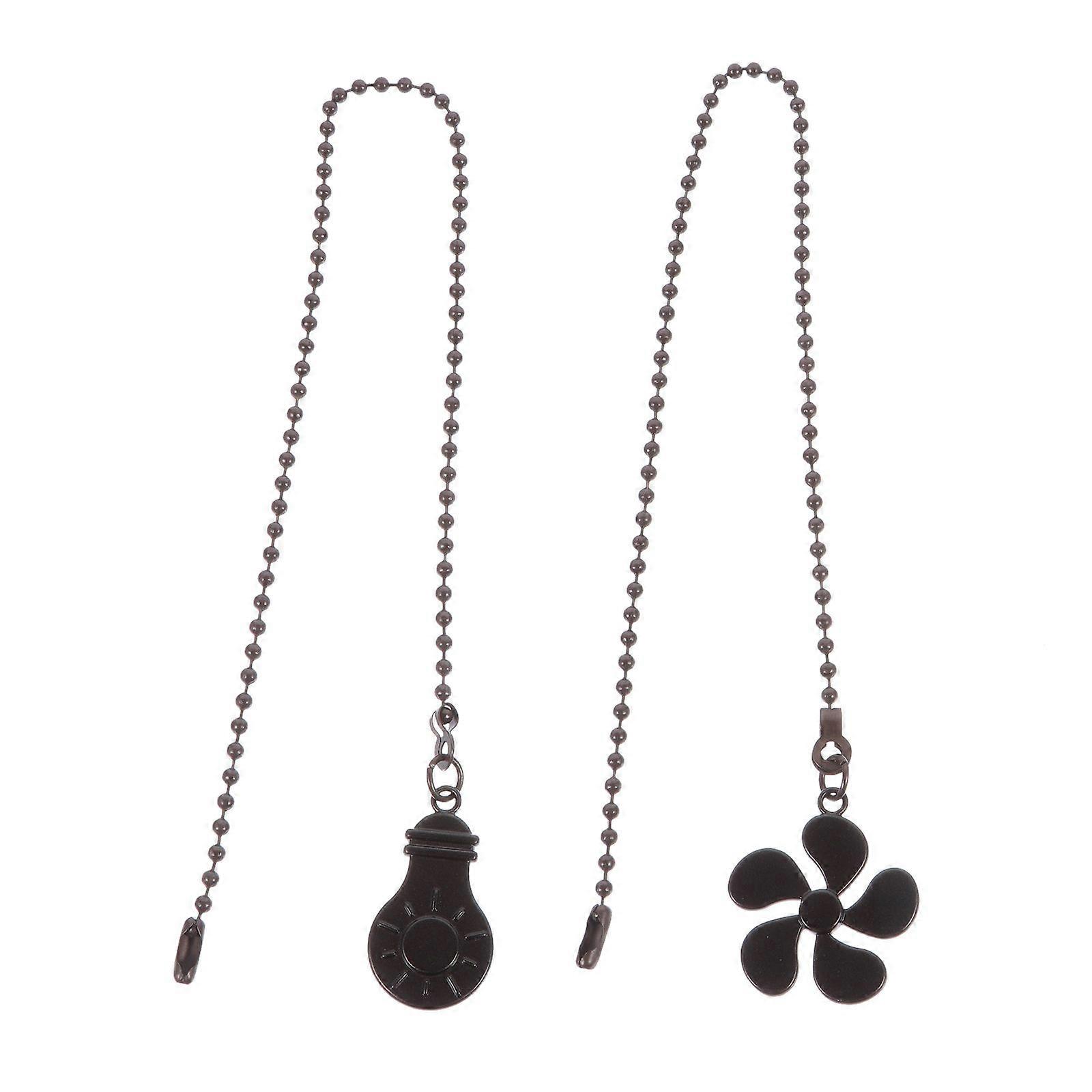 2pcs Ceiling Light Pull Chain Ceiling Fan Chain Extension Chandelier Chain Pendant