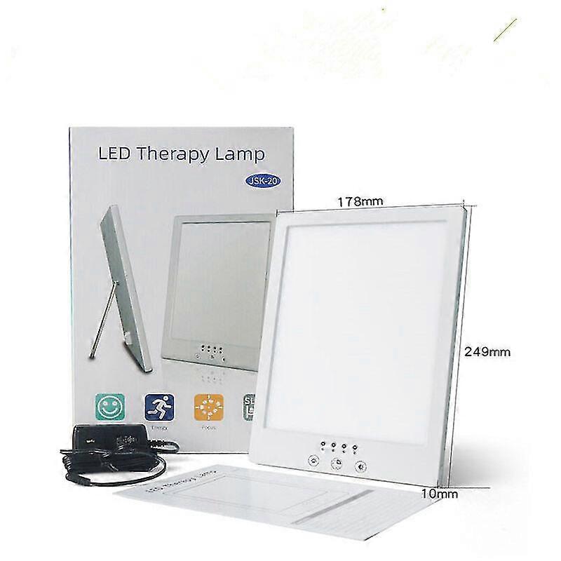 12000 Lux Therapy Light, UV-free LED with Adjustable Brightness and Color Temperature, Timer, Touch Control, Memory Function for Various Use