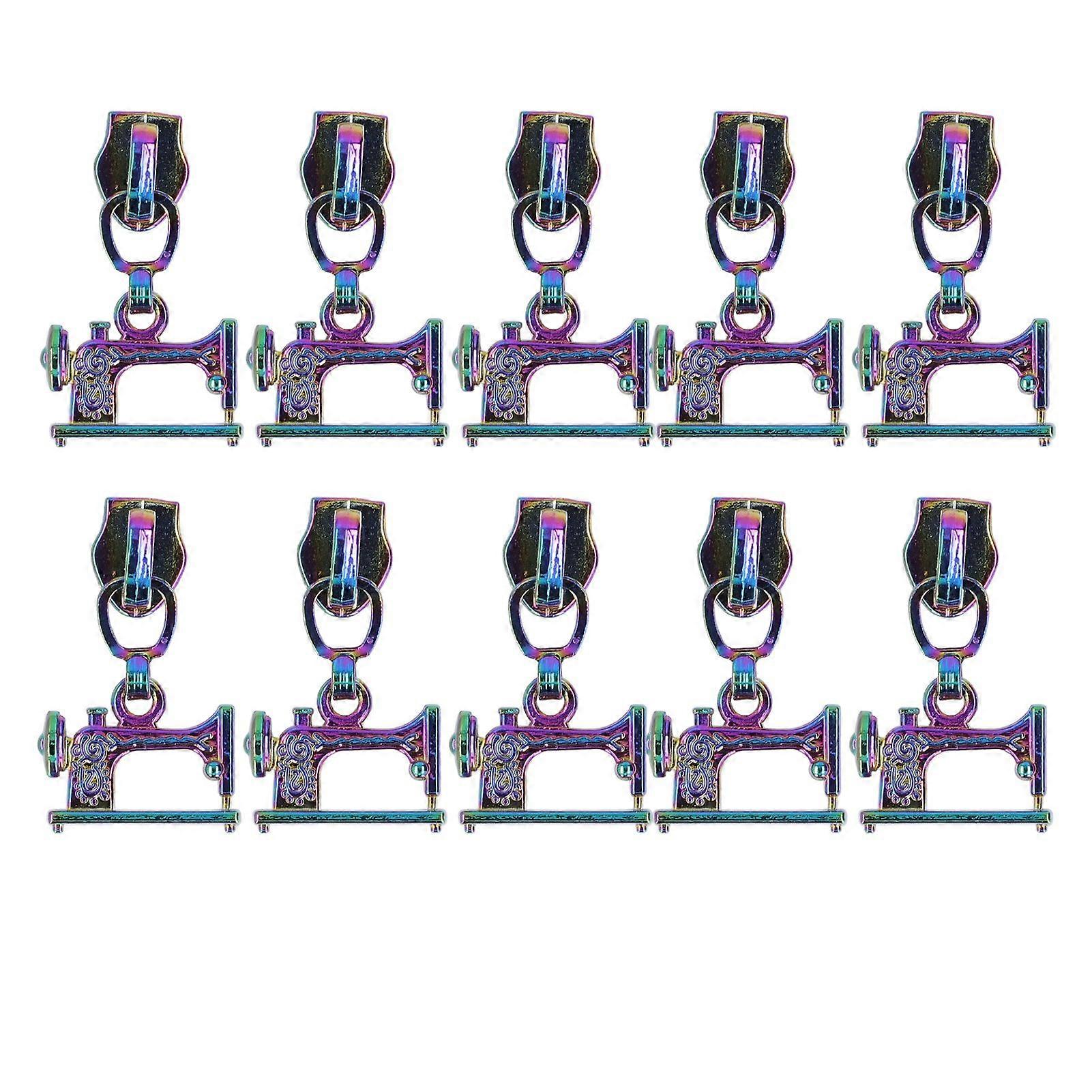 2025 Latest Model  10 Pcs Zipper Pull Sewing Machine Metal Zipper Pulls Jacket