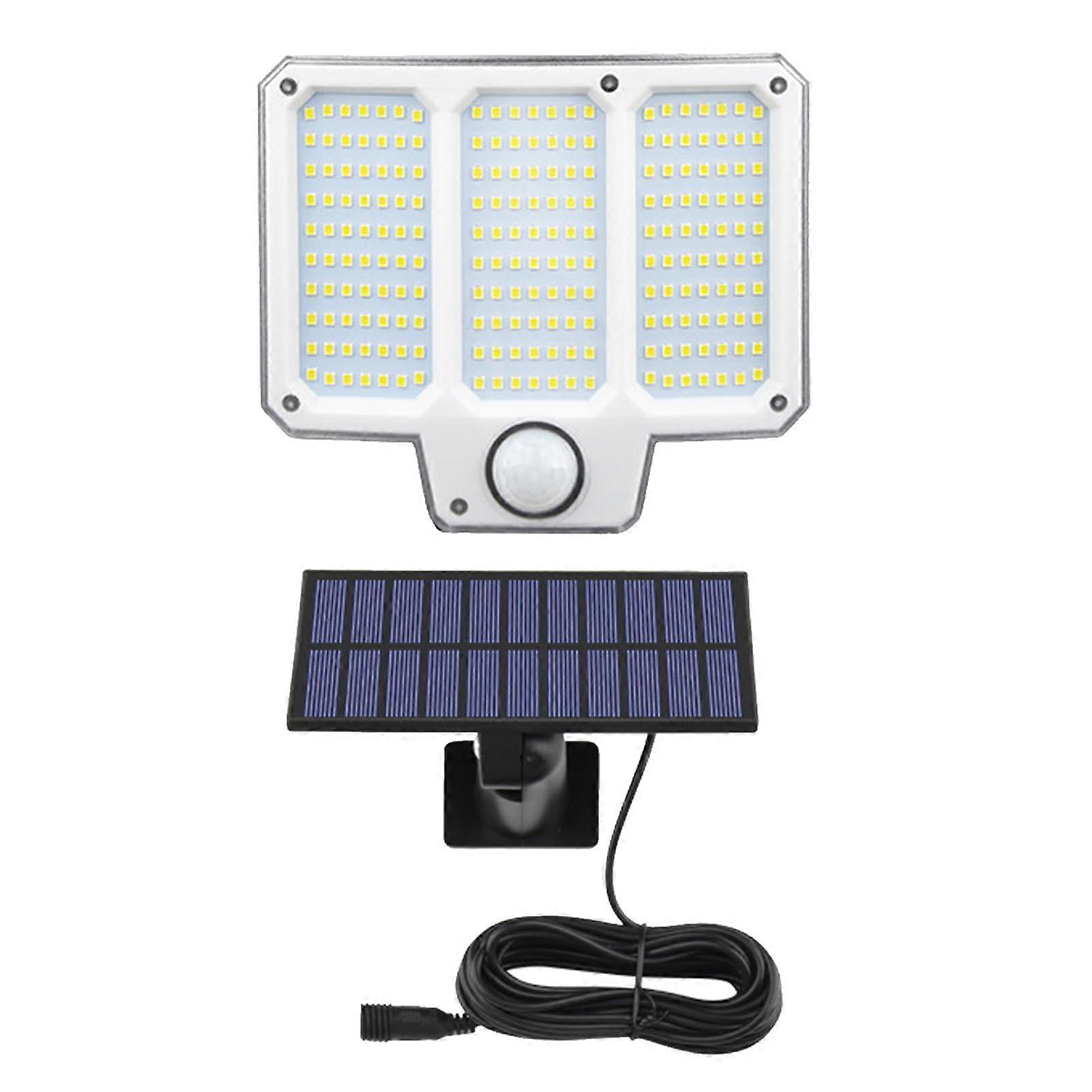 Solar Light Outdoor Motion Sensor Light 210 LED PIR Sensor 3 Modes IP44 Courtyard