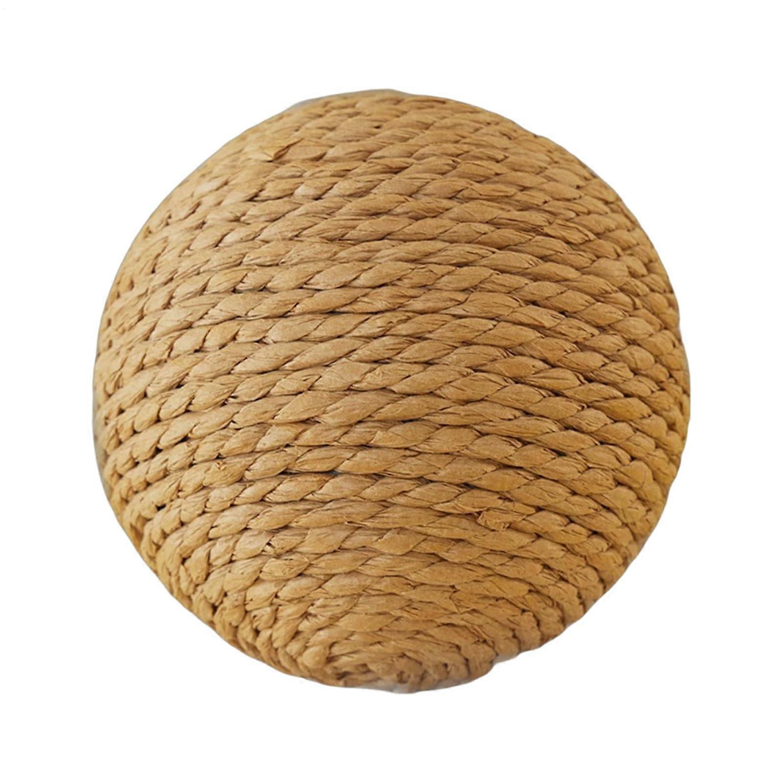 Cat Ball Toy – Interactive Sisal Scratching Toy with Sound for Cats, Kittens, Rabbits and Puppies, Natural Rabbit Scratching Ball