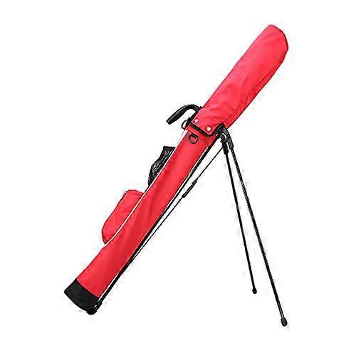 Lightweight Golf Bag with Travel Shoulder Strap Mini Golf Carry Bag for Men and Women (Red)