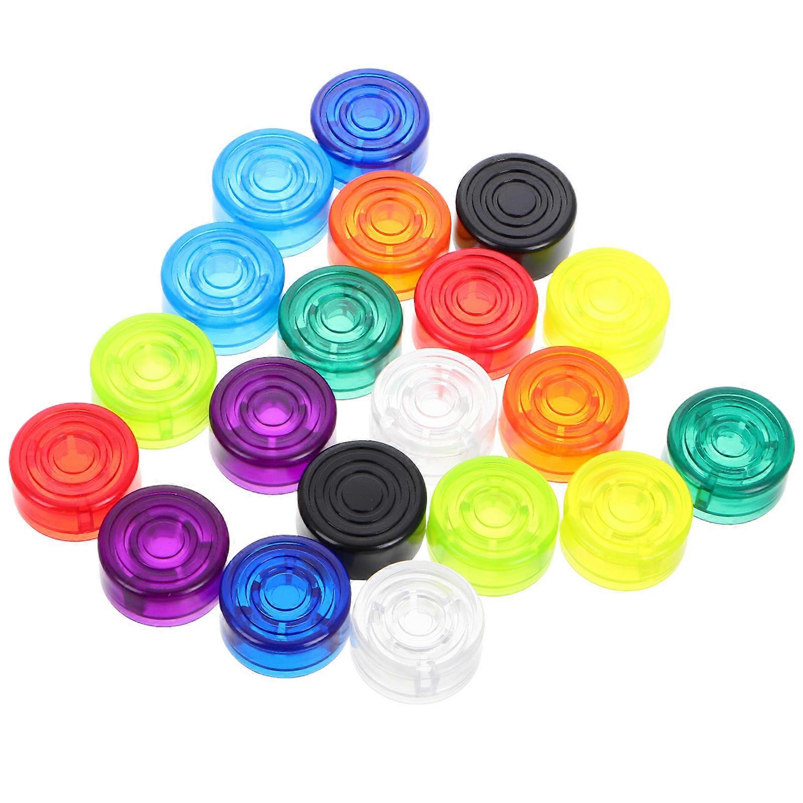 Εφέ κιθάρας Pedal Cover Footswitch Toppers Πρακτικά καλύμματα για τους μουσικούς προστασίας πεντάλ κιθάρας 20Pcs