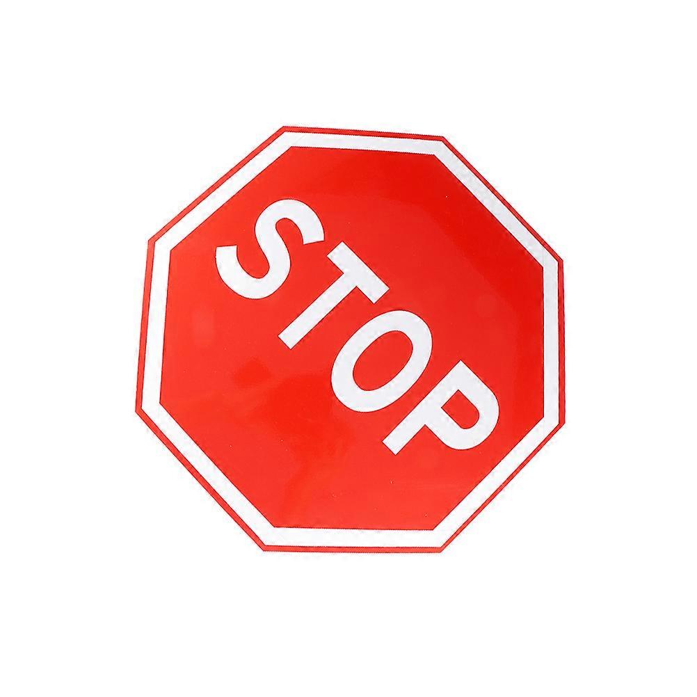 Safety Warning Stop Sign Octagon Classic Style For Indoor Use 30x30cm Aluminium Plate Drivers Business Owners 1Pc