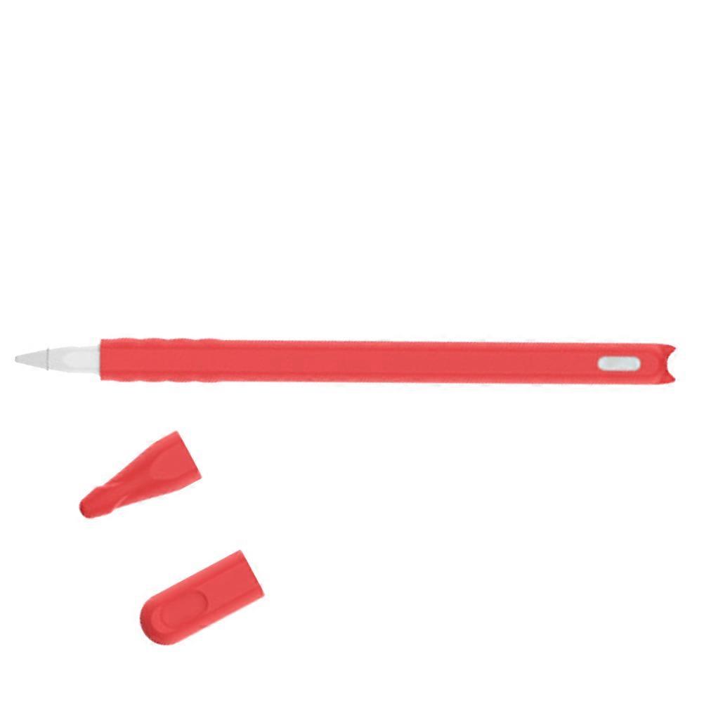 Stylus Case Pencil Tip Protector Red 17*1cm 3 Pcs