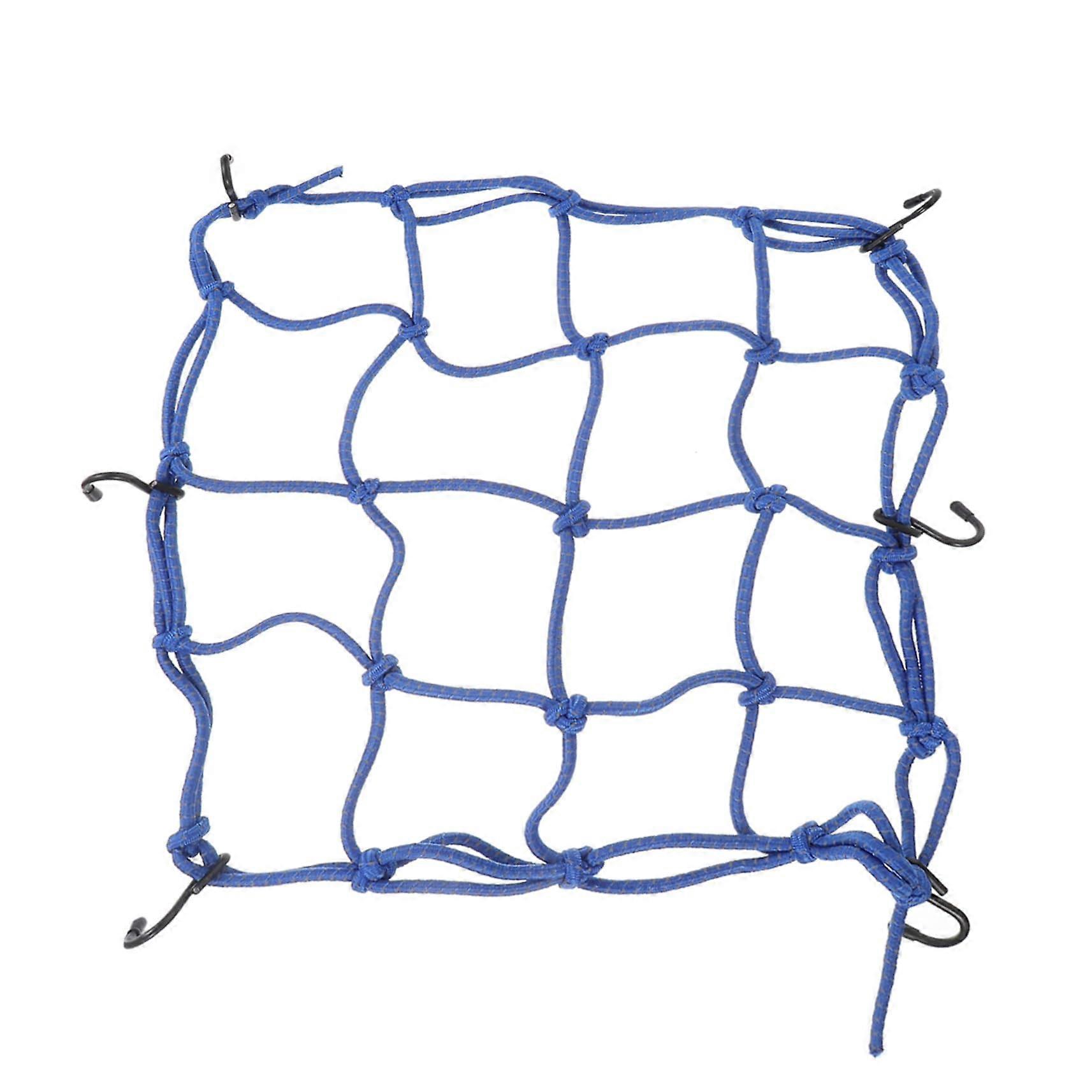 Reflective Helmet Net – Premium Latex Luggage Net for Safe Night Riding, Easy-Use Hook Design, Durable and Stable