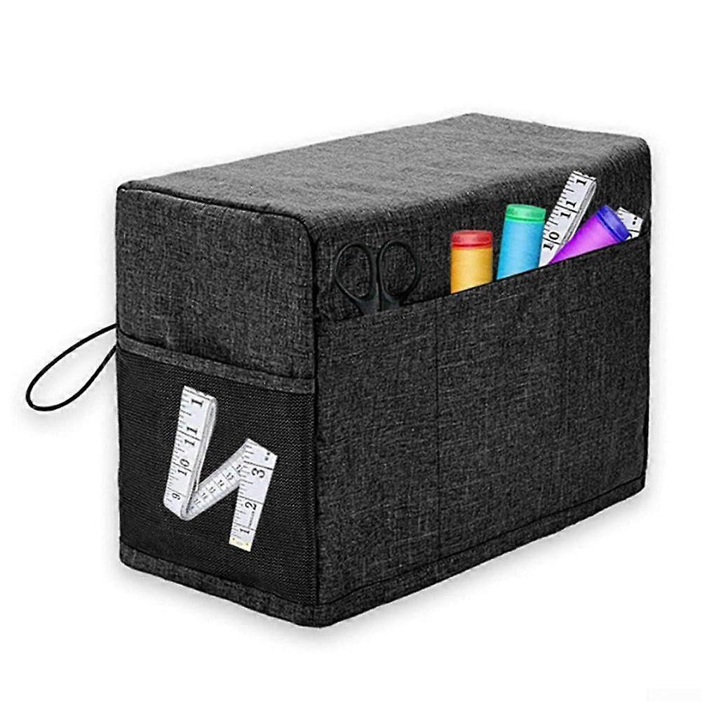 Sewing Tool Storage Bag With Dust Protection For Home Use Black