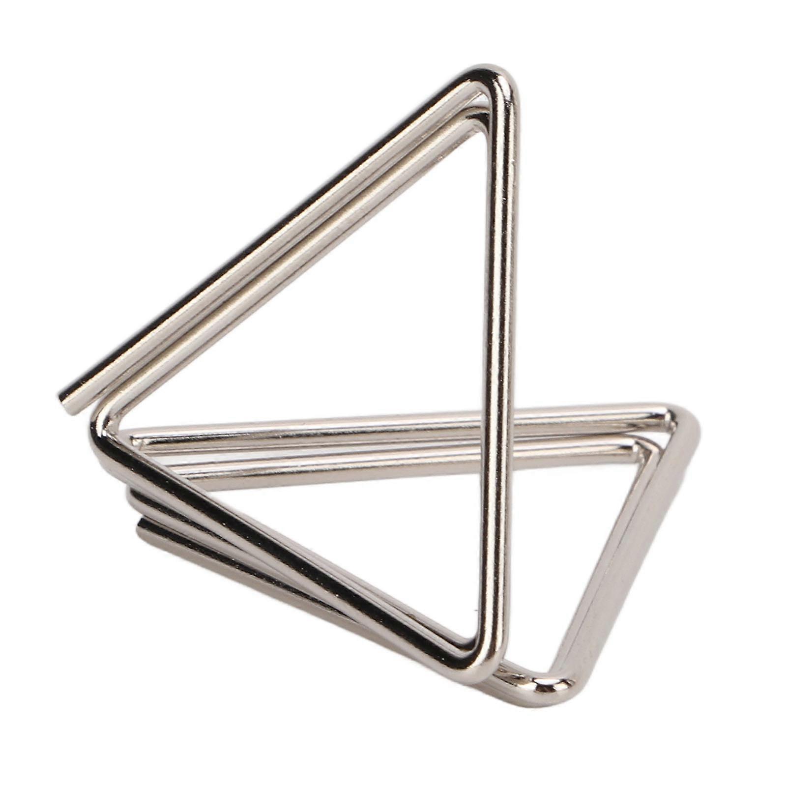 24 Pcs Card Clip Holder Triangular Simple Stylish Lightweight Portable Card Clips for Office File Classification Silver