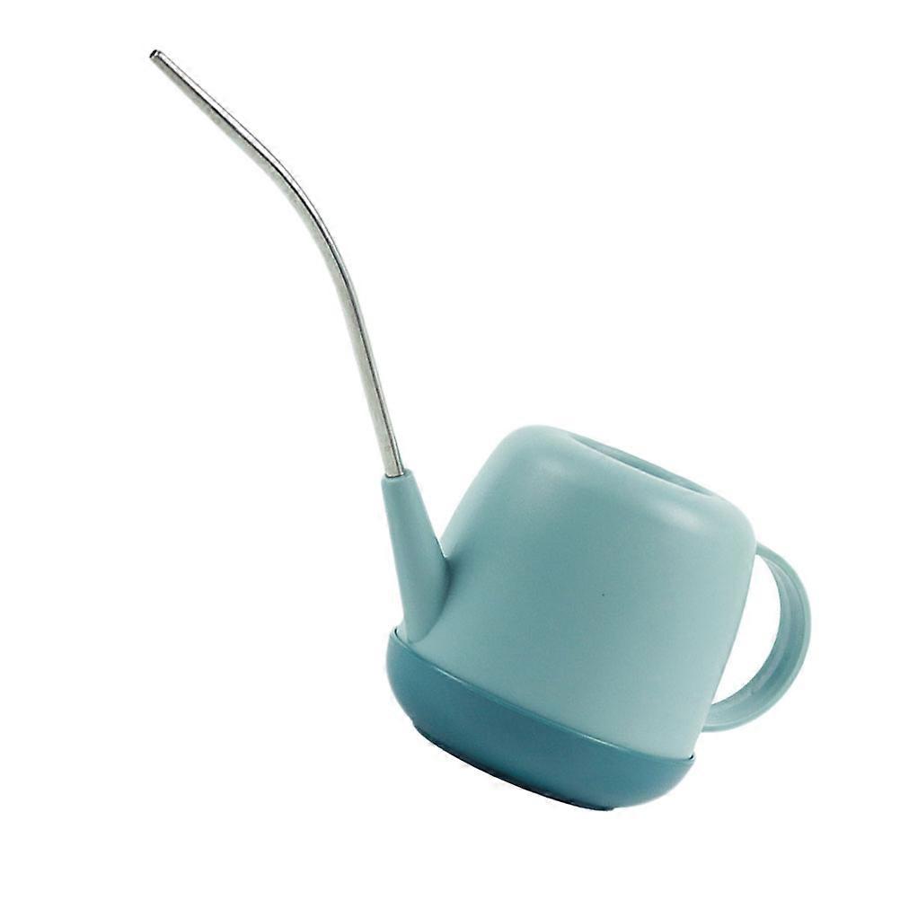 Lightweight Ergonomic Watering Can with Long Spout for Easy Pouring, Durable Garden Kettle Blue