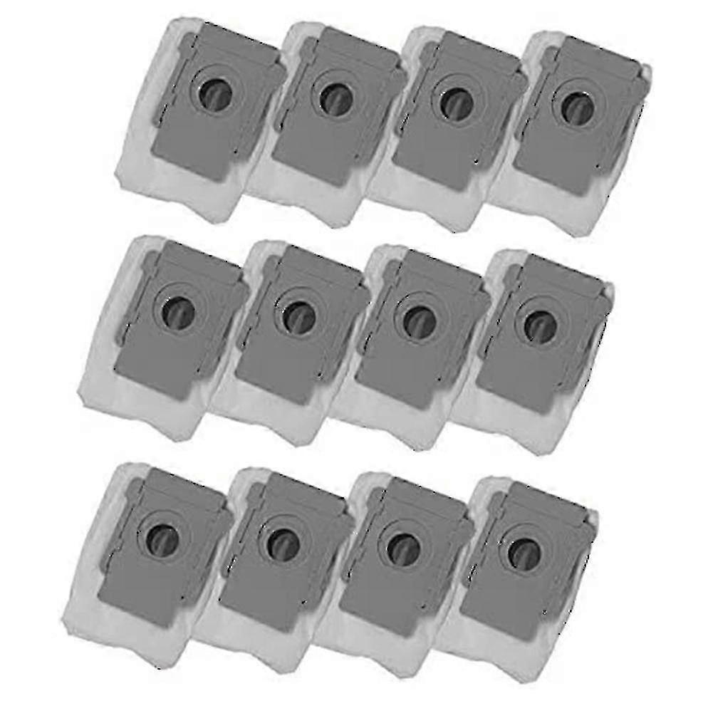 12-Pack Replacement Dust Bags for iRobot Roomba I7, I7 Plus, S9, E5, E6, E7 - High-Efficiency Filtration Bags for Clean Home
