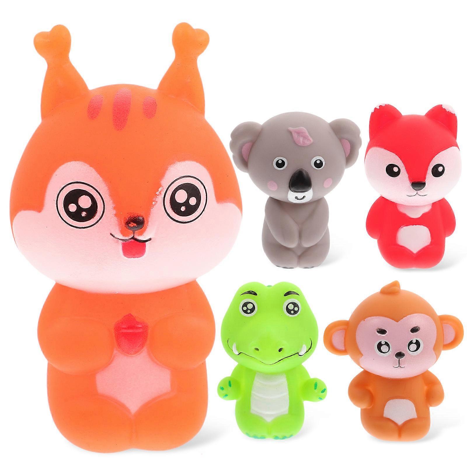 Animals Finger Puppets Creative Finger Toy for Training Use 5Pcs Set