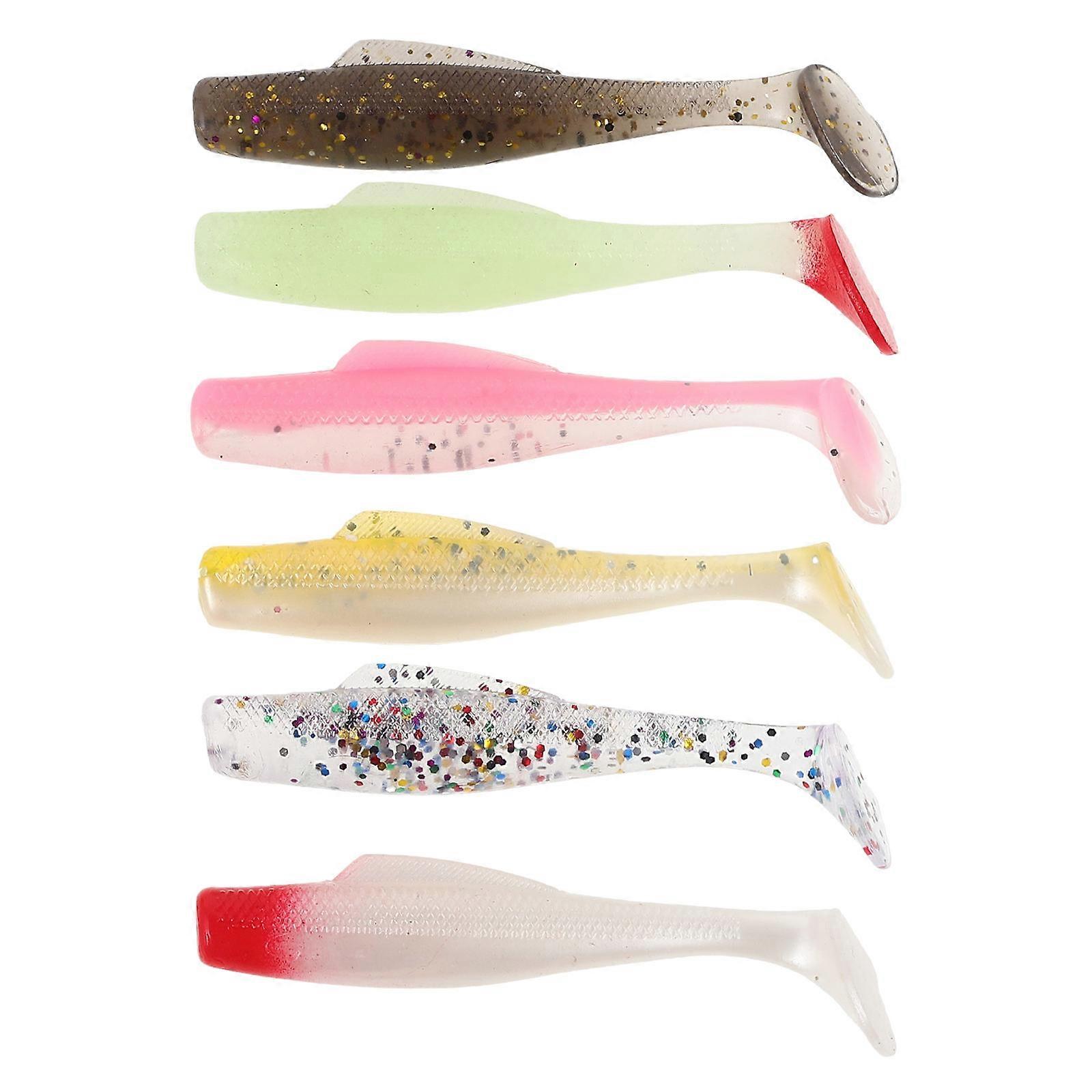 Durable Silicone Fishing Lures Reusable baits for Both Saltwater and Freshwater 1 Set