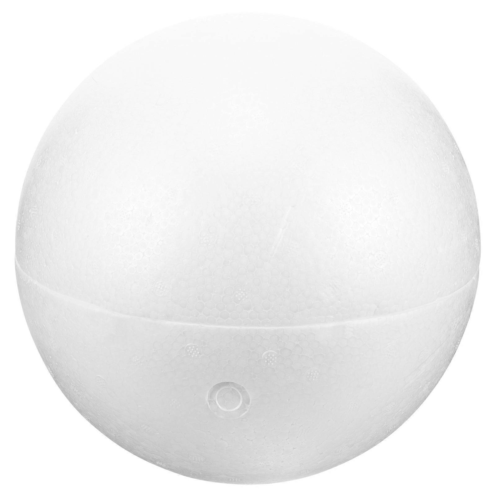 White Foam Balls for DIY Crafts Smooth Round Shape Ideal for Wedding Party Supply and Decorations