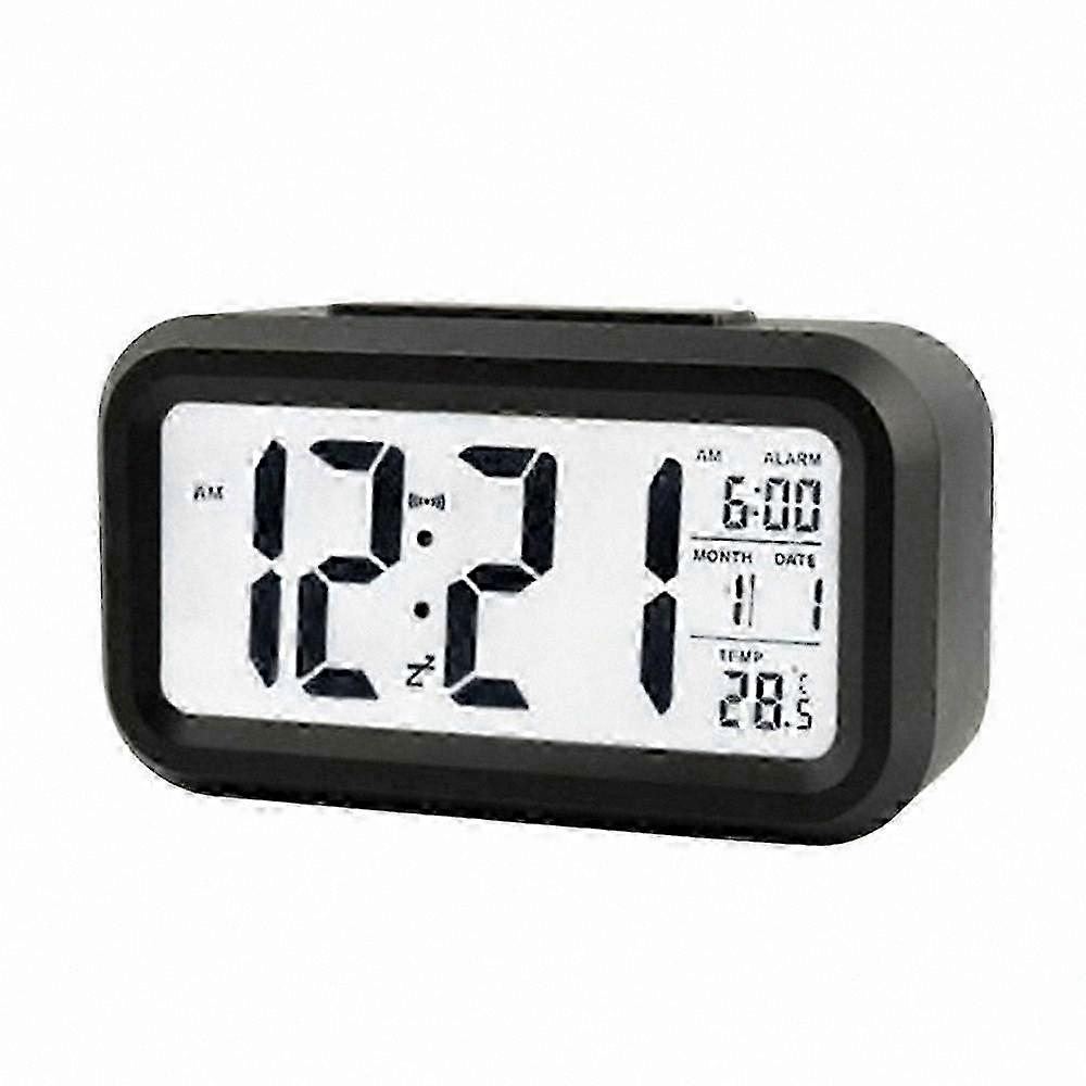 Large LED Display Alarm Clock with Night Light and Thermometer Function
