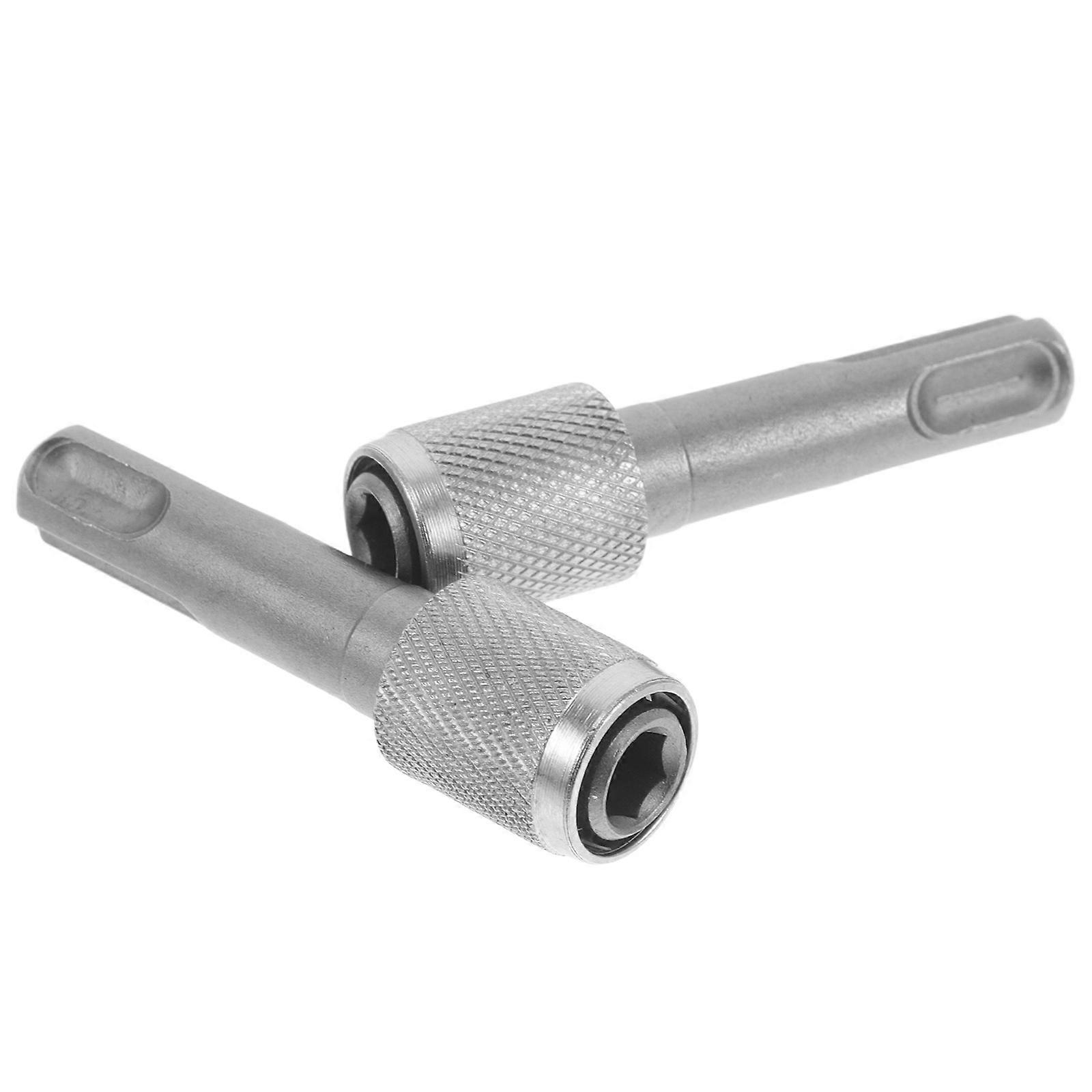 Drill Bit Extension Adapter Round Shank Converter for Power Tools Versatile Tool Conversion Adapter Enhanced Compatibility Portability