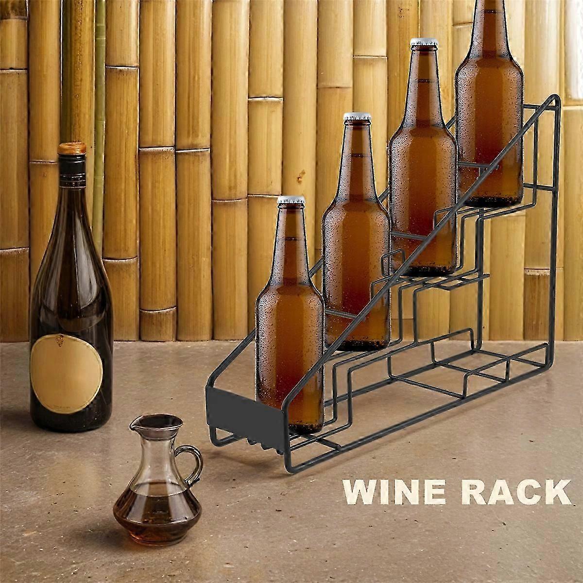 4 Bottle Wire Diplay Rack/ Syrup Rack Coffee Storage Rack Multifunction Milk Tea Cup Rack Display