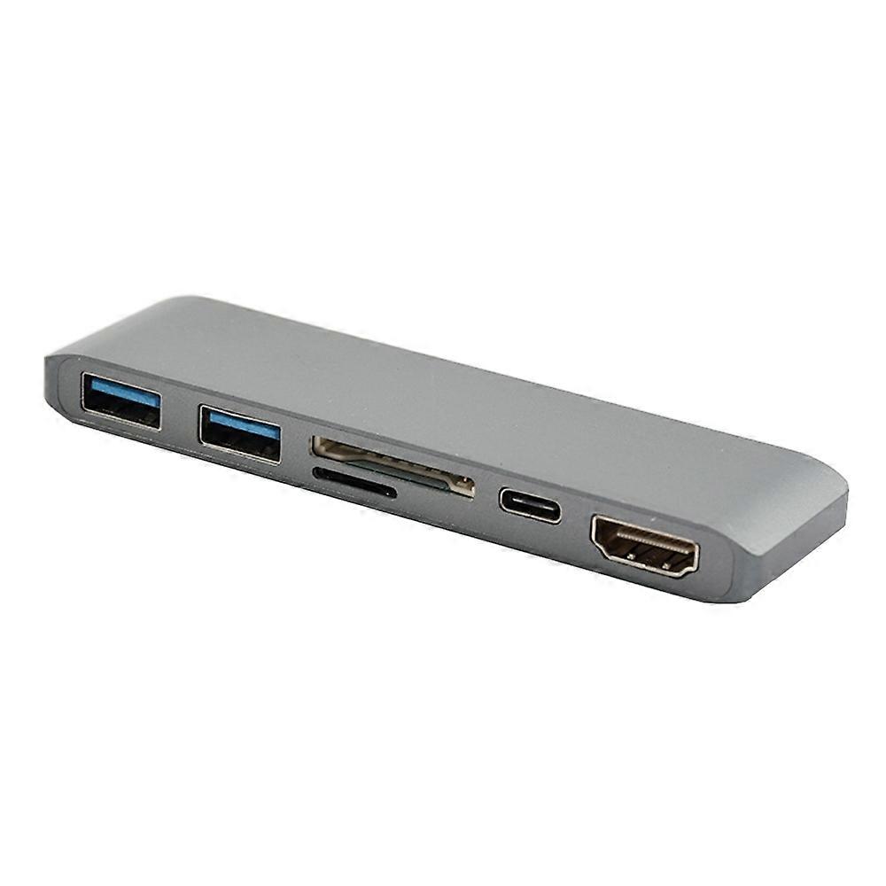 Type-C 3.1 to HDMI + USB3.0 x 2+ SD + TF + PD Converter