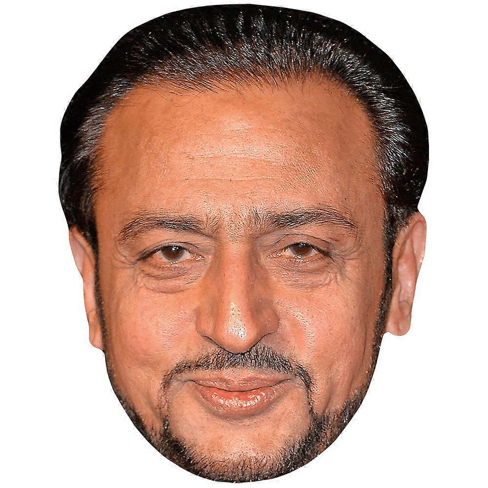 Gulshan Grover (Goatee) Celebrity Mask, Flat Card Face