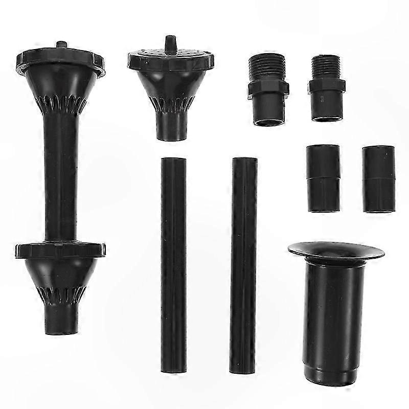 Multifunctional Water Nozzle Set for Fountain Pumps with Various Spray Patterns