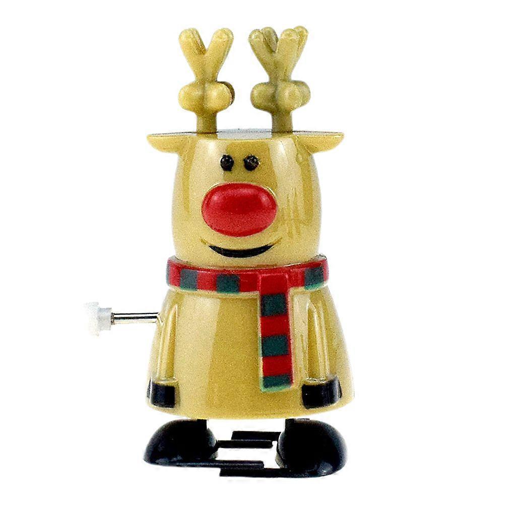 Creative Walking Christmas Clockwork Toy Designed For Childrens Entertainment And Learning 1Pcs