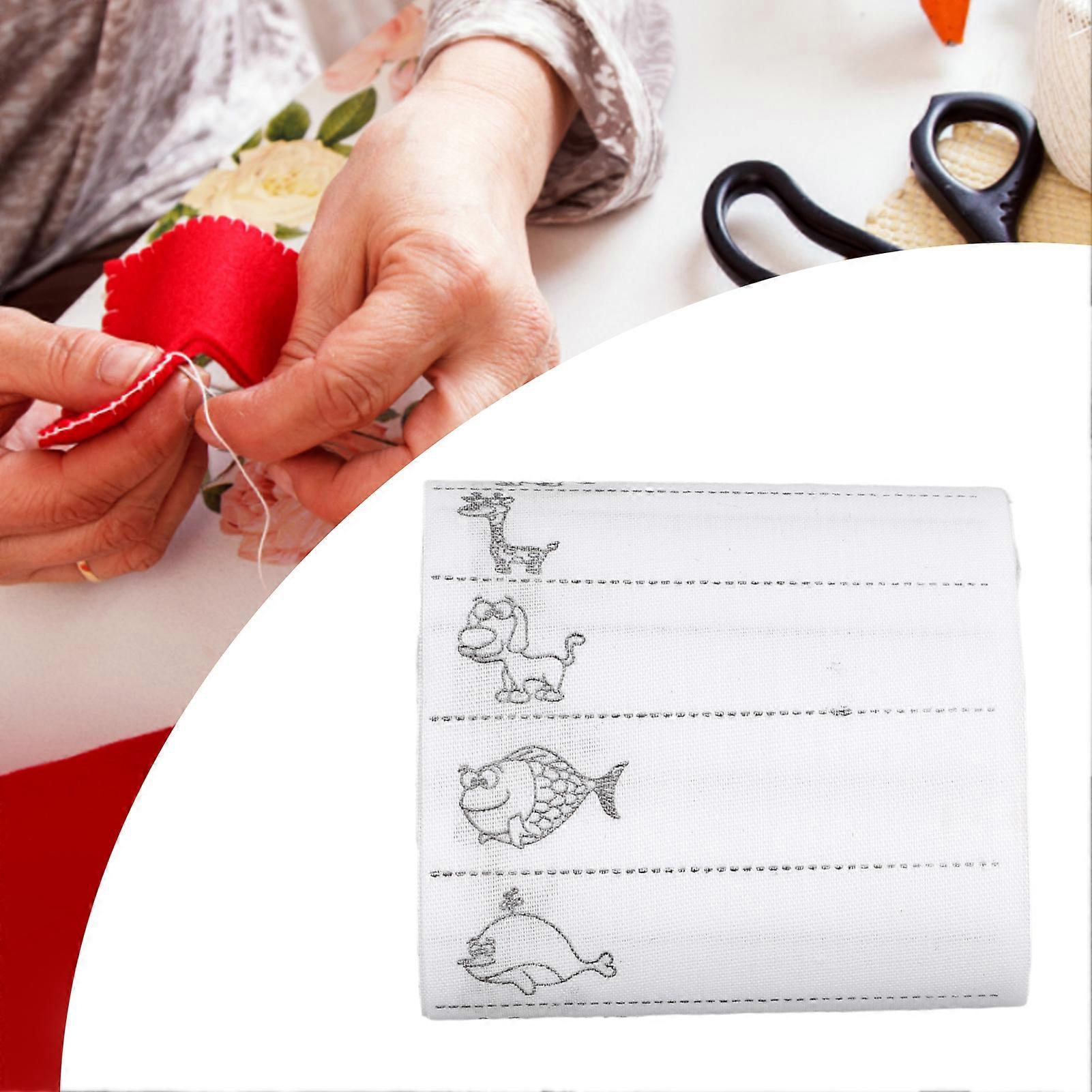 Name Labels 100 Grids Cartoon Pattern Simple Operation Exquisite Beautiful Wide Application Name Tag