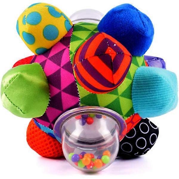 Baby Child Rattle Developing Bumpy Ball Rattle Toy Baby Hand Catch Sense Sensory Three-dimensional Baby Cognitive Baby Rattle Toy