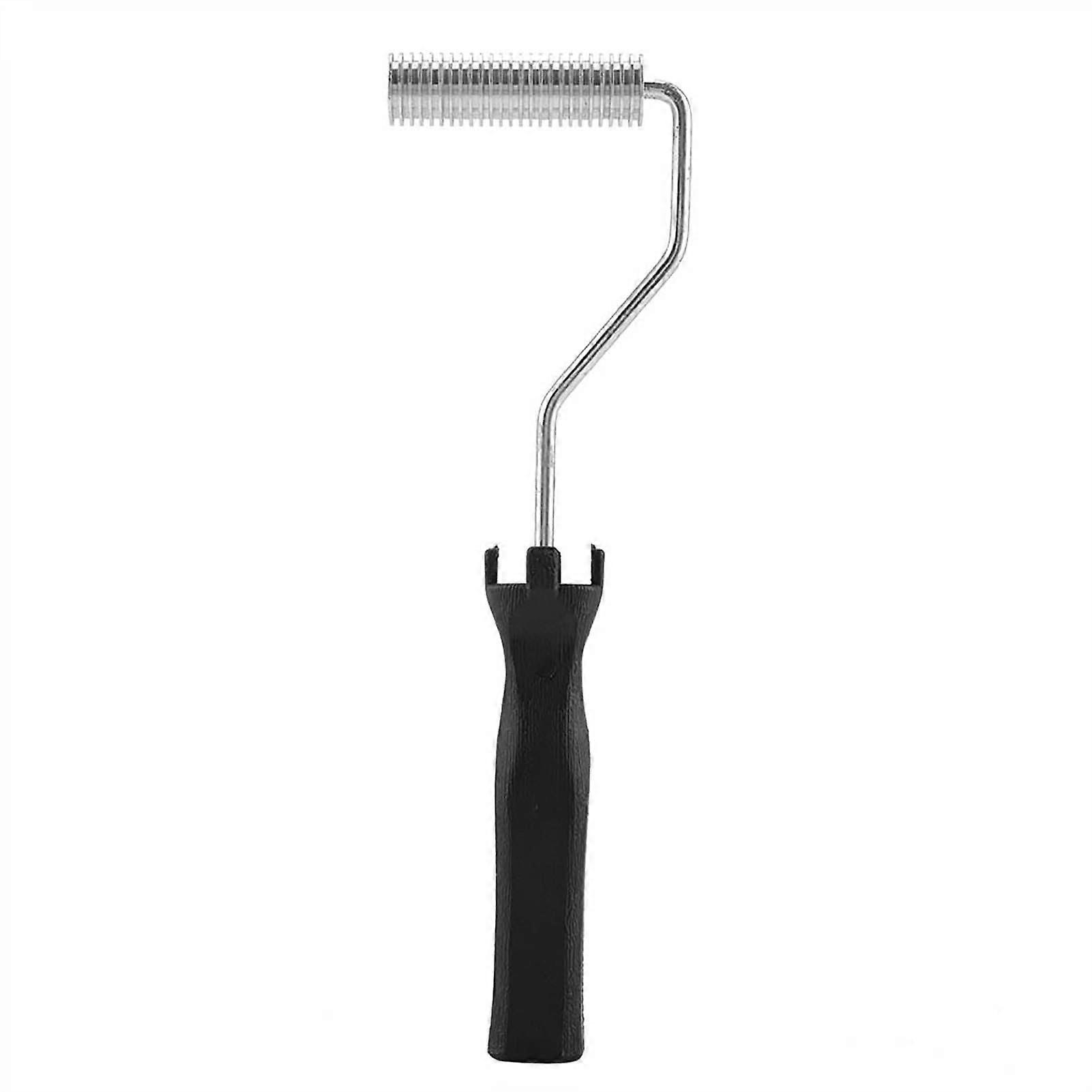 Fiberglass Laminating Roller with ABS Handle, Aluminum Alloy Bubble Remover Tool for Resin, GRP, FRP, Mold Composite Work Lightweight Stable (A)