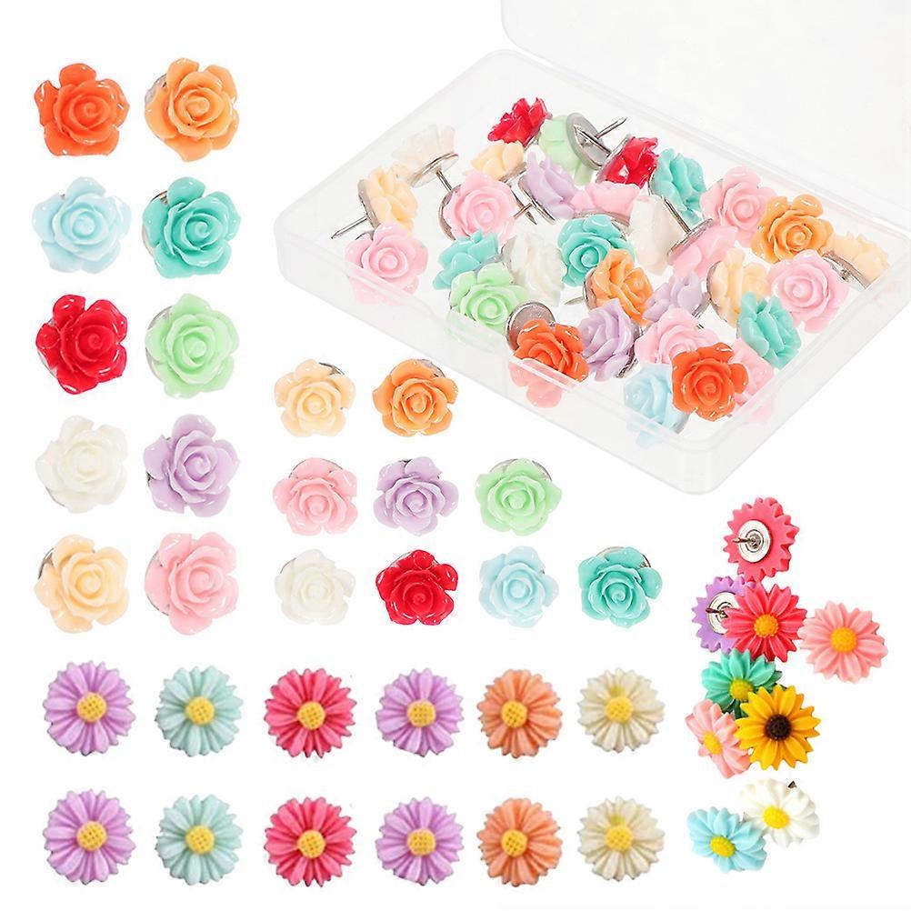 It looks like you're referring to a product listing for **resin push pins**! Here's a more polished and descriptive version of the listing, suitable