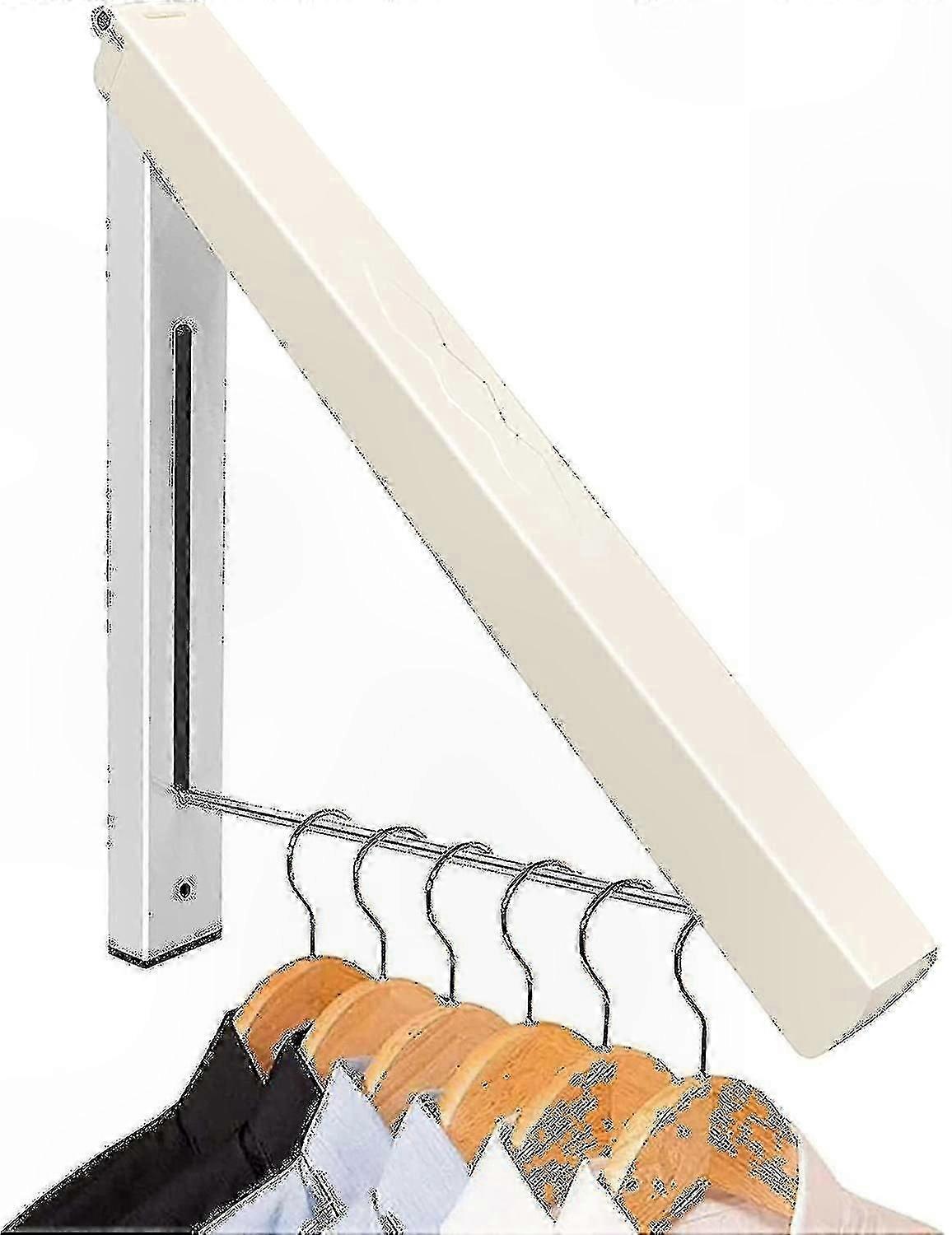 Foldable Outdoor Clothes Rail Wall Mounted Hanger for Garments Storage and Organization Solution
